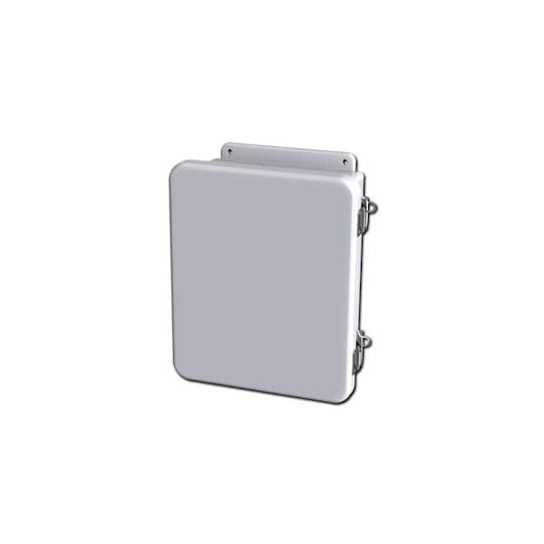 Quick Release Padlock Latch Electrical Enclosures, 11.35 in H, 4-1/4 in D, 9.41 in W
